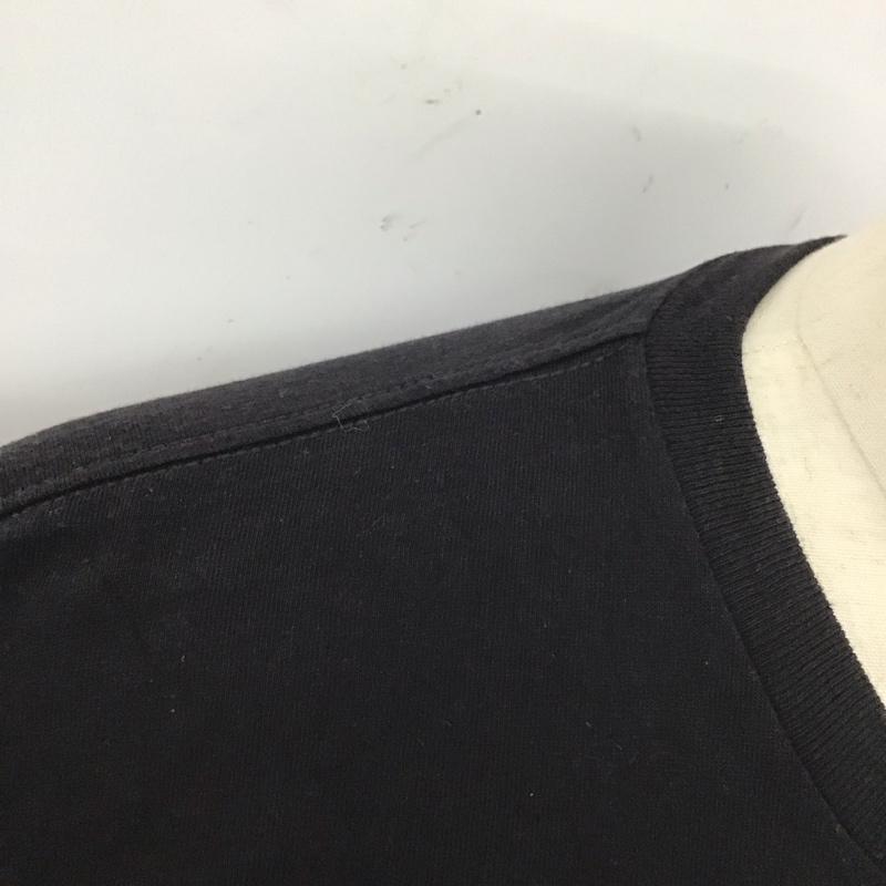 ベイト BAIT Tシャツ 半袖 半袖カットソー プリントTシャツ クルーネックカットソー L ロゴ、文字 黒 / ブラック /  メンズ USED 古着 中古 10124014