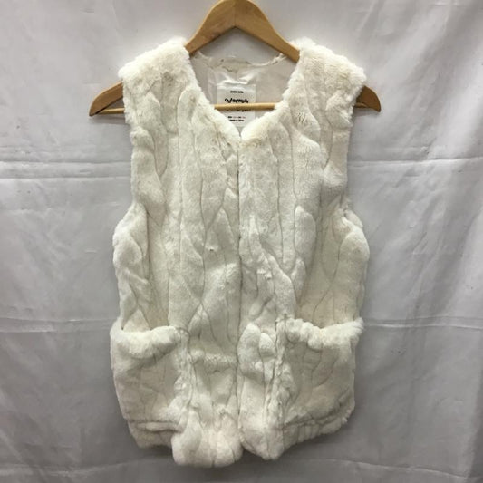 ザラ ZARA ベスト ベスト 160cm 無地 白 / ホワイト /  ガールズ USED 古着 中古 10110568