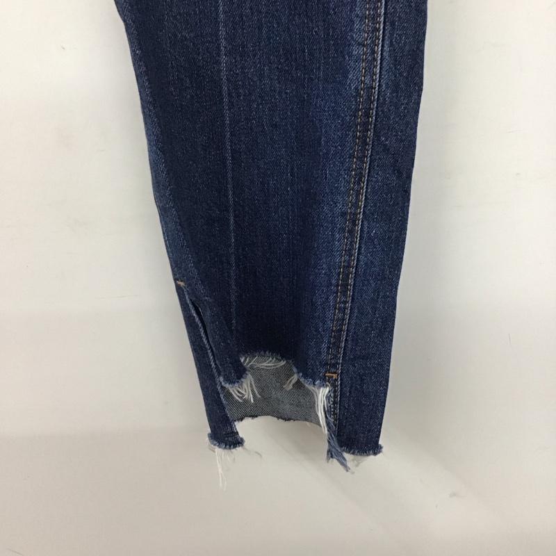 ミラオーウェン Mila Owen パンツ デニム、ジーンズ 09WFP241940 裾段差脇スリットデニムパンツ 1 無地 青 / ブルー /  レディース USED 古着 中古 10142285