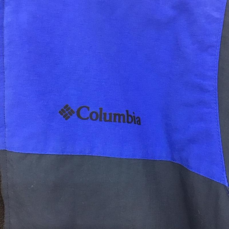 コロンビア Columbia ジャケット、上着 ジャンパー、ブルゾン 219 pm3787 マウンテンパーカー ジップアップジャケット M ロゴ、文字 青 / ブルー / X 紺 / ネイビー /  メンズ USED 古着 中古 10145499