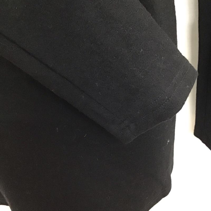 アトウ a ato o, カットソー 長袖 AM17C-T14 ウール クルーネック 48 無地 黒 / ブラック /  メンズ USED 古着 中古 10120753