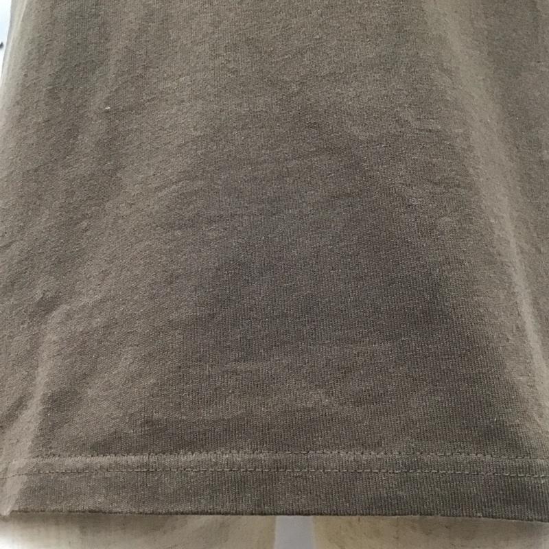 グッドウェア Goodwear Tシャツ 半袖 半袖カットソー プリントTシャツ クルーネックカットソー L 無地 茶 / ブラウン /  メンズ USED 古着 中古 10115297
