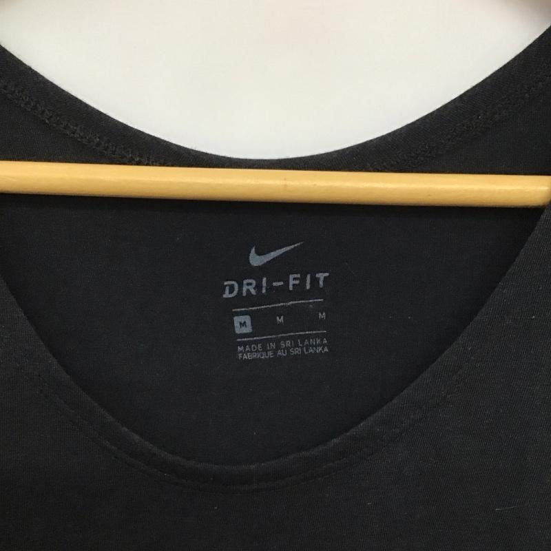 ナイキ NIKE タンクトップ タンクトップ AQ5180-010 DRI-FIT マイラータンクトップ ランニングウェア スポーツウェア タグ付き M ロゴ、文字 黒 / ブラック /  レディース USED 古着 中古 10135579