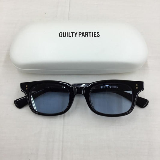 ギルティーパーティーズ GUILTYPARTIES めがね・サングラス サングラス 金子眼鏡 無地 黒 / ブラック / X 青 / ブルー /  メンズ USED 古着 中古 10139635