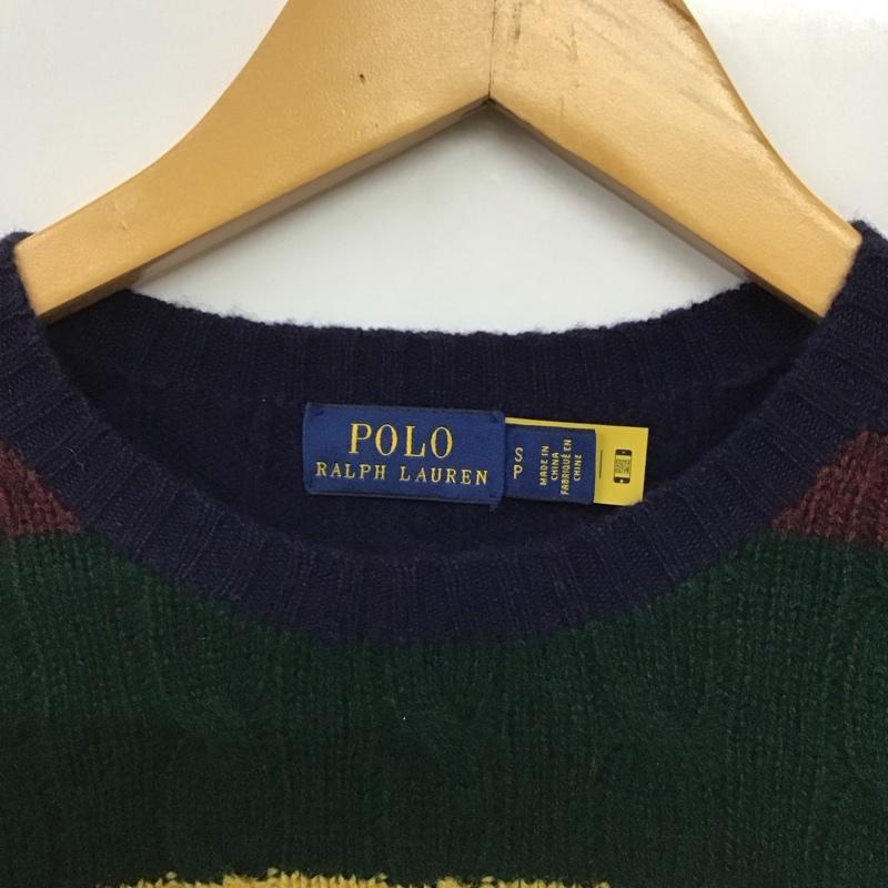 ポロラルフローレン POLO RALPH LAUREN ニット、セーター 長袖 S 無地 マルチカラー / マルチカラー /  レディース USED 古着 中古 10142897