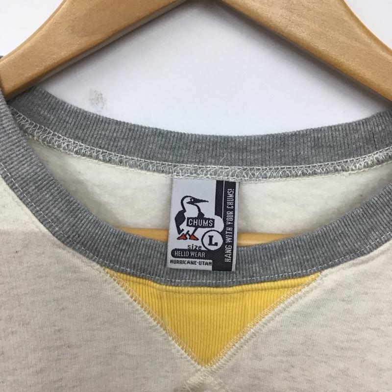 チャムス CHUMS トレーナー 長袖 長袖トレーナー スウェット クルーネック プルオーバー L ロゴ、文字 マルチカラー / マルチカラー /  メンズ USED 古着 中古 10129027