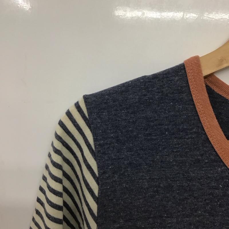 ゴースローキャラバン go slow caravan チュニック 七分袖 1 無地 X ロゴ、文字 X ボーダー柄 マルチカラー / マルチカラー /  レディース USED 古着 中古 10144263