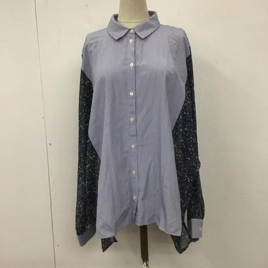ザラ ZARA シャツ、ブラウス 長袖 長袖シャツ 花柄シャツ カラーシャツ 長袖カットソー M 花柄 X ストライプ マルチカラー / マルチカラー /  レディース USED 古着 中古 10112192