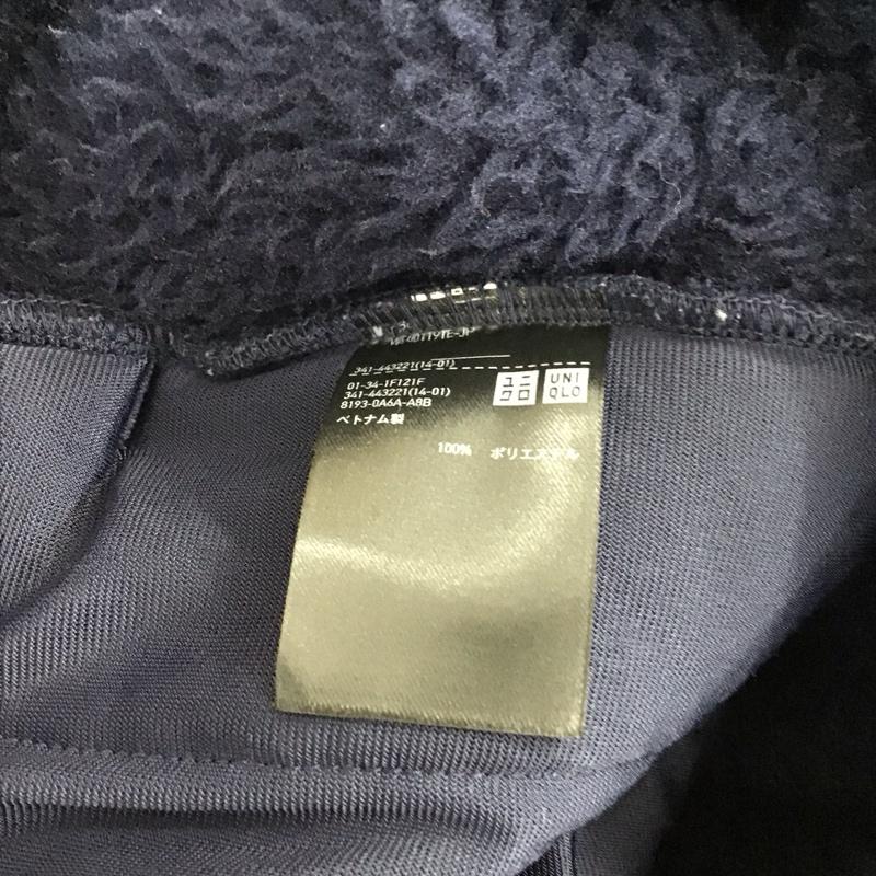 ユニクロ UNIQLO ジャケット、上着 ジャケット、ブレザー 341-443221 WHITEMOUNTAINEERING フリースオーバーサイズプルオーバー M 無地 紺 / ネイビー /  メンズ USED 古着 中古 10130812