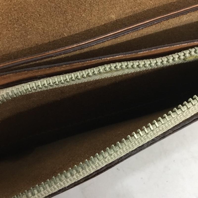 サード SAAD 財布 長財布 レザー  茶 / ブラウン /  メンズ USED 古着 中古 10134768