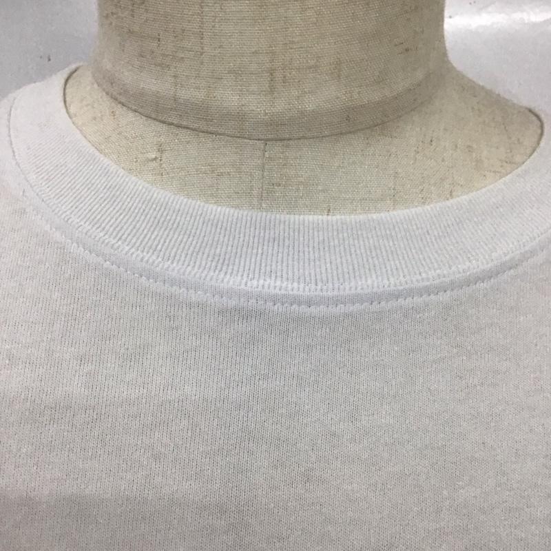 イグザンプル EXAMPLE Tシャツ 半袖 半袖カットソー プリントTシャツ クルーネックカットソー L プリント 白 / ホワイト /  メンズ USED 古着 中古 10117845