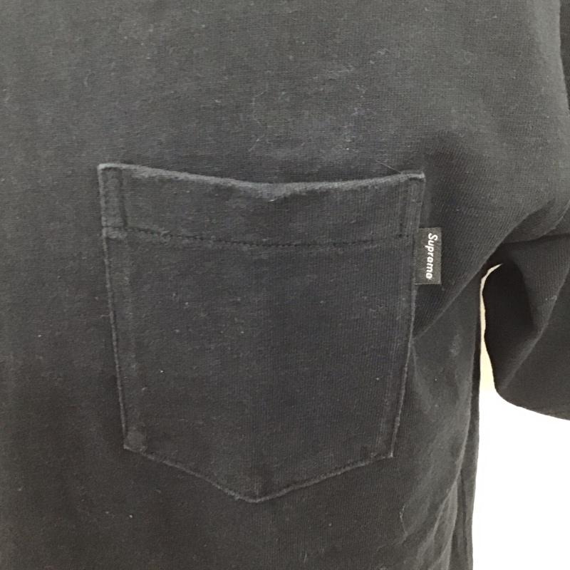 シュプリーム Supreme Tシャツ 半袖 S 無地 黒 / ブラック /  メンズ USED 古着 中古 10109178