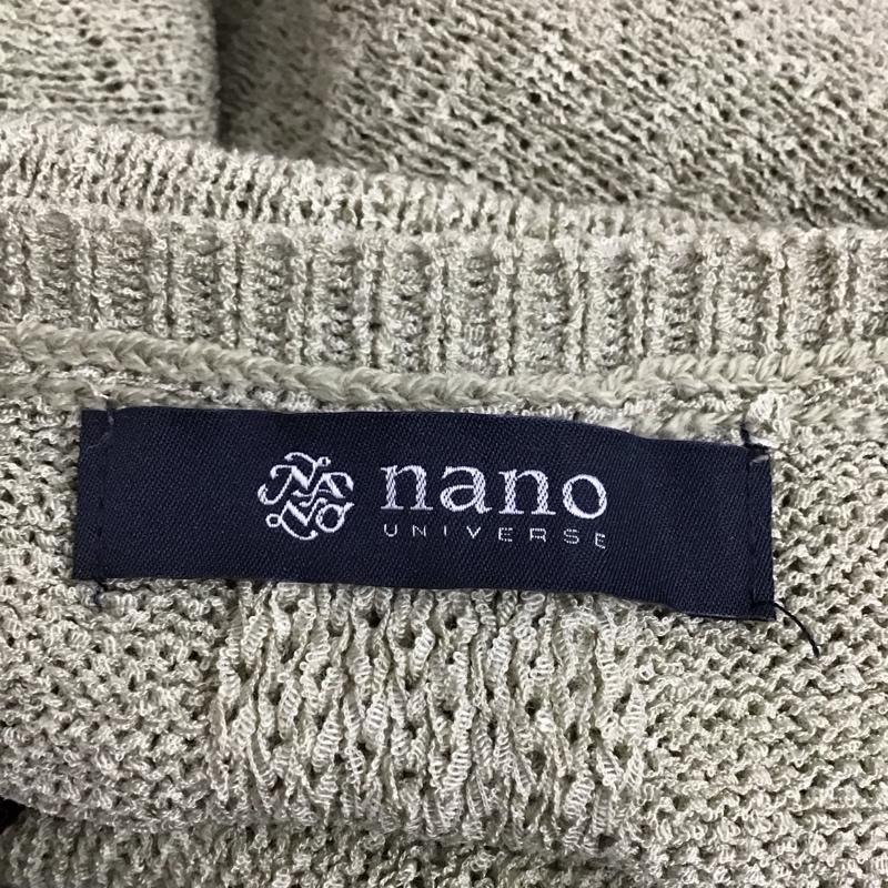 ナノユニバース nano・universe ニット、セーター 長袖 FREE 無地 緑 / グリーン /  レディース USED 古着 中古 10121182