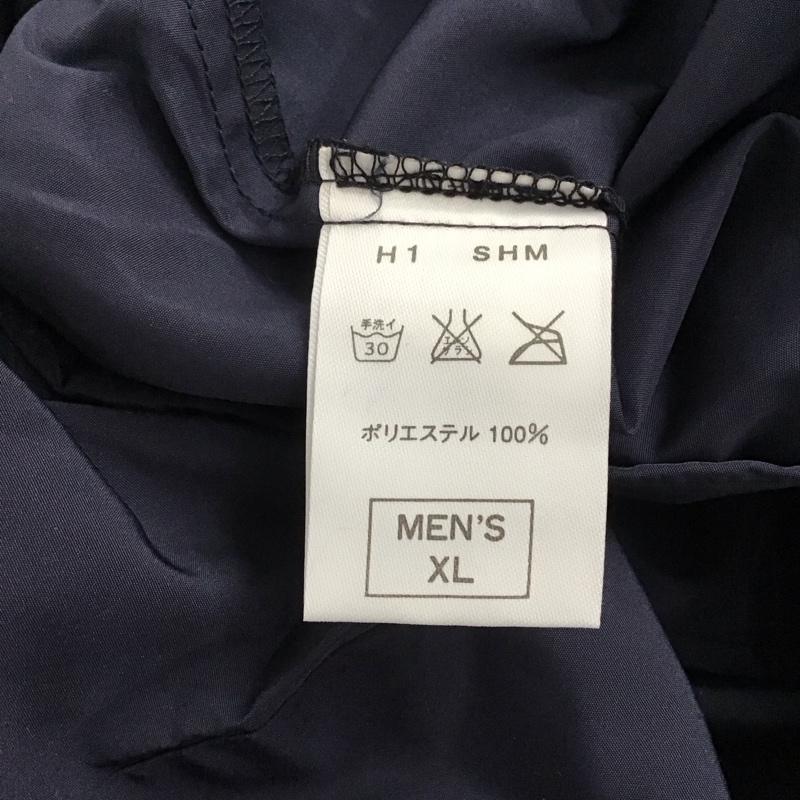 ナイキ NIKE ジャケット、上着 ジャンパー、ブルゾン ジップアップジャケット ナイロンジャケット アウター XL ロゴ、文字 紺 / ネイビー /  メンズ USED 古着 中古 10150845