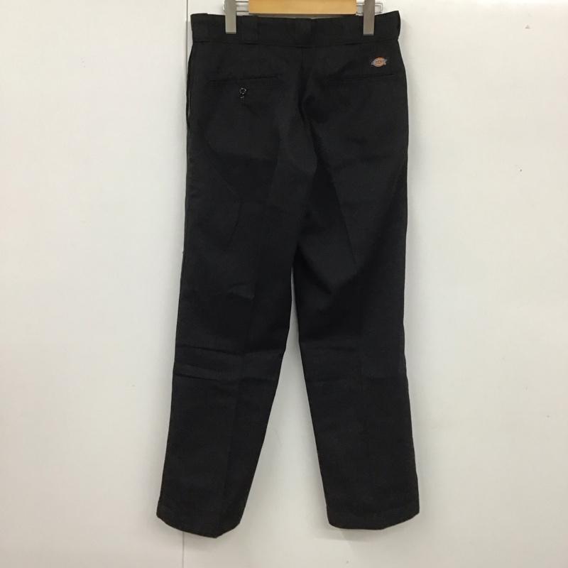 ディッキーズ Dickies パンツ チノパン 874BK ORIGINAL FIT 32×30 ワークパンツ 32インチ ロゴ、文字 黒 / ブラック /  メンズ USED 古着 中古 10112931