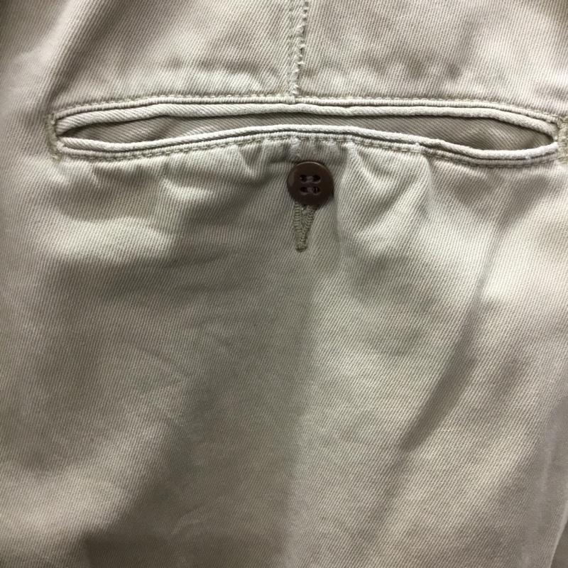 ダブルアールエル RRL パンツ チノパン チノパン カジュアルパンツ ワイドパンツ ストレートパンツ ダメージ加工 34 無地 ベージュ / ベージュ /  メンズ USED 古着 中古 10114838