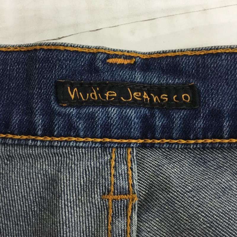 ヌーディージーンズ Nudie Jeans パンツ デニム、ジーンズ デニムパンツ ストレートパンツ ワイドパンツ カジュアルパンツ 36 無地 インディゴ / インディゴ /  メンズ USED 古着 中古 10120096