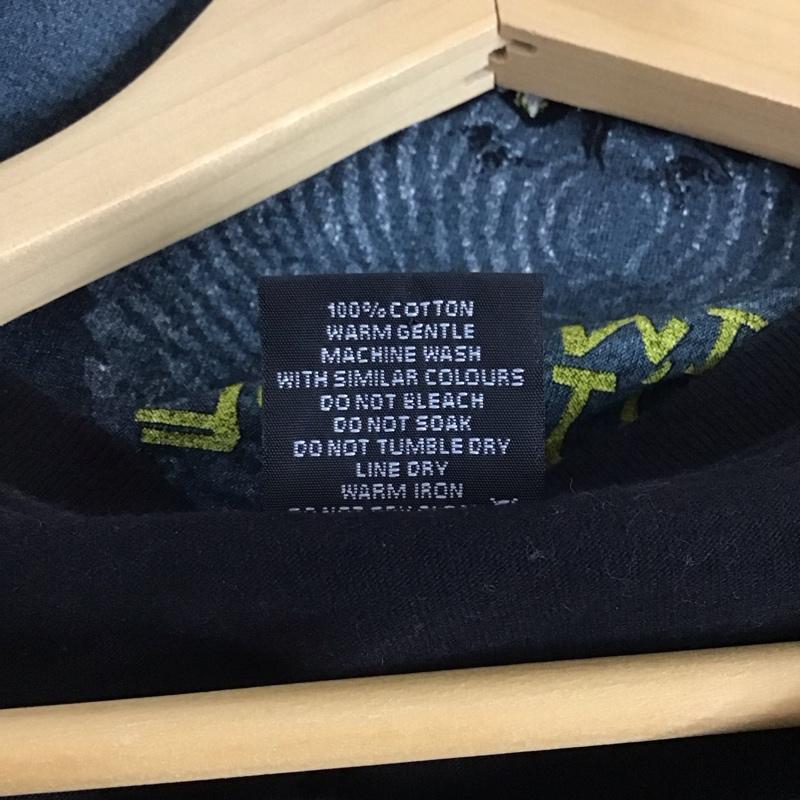 古着 USED Tシャツ 半袖 半袖カットソー プリントTシャツ クルーネックカットソー バンドT XL プリント 黒 / ブラック /  メンズ USED 古着 中古 10130662