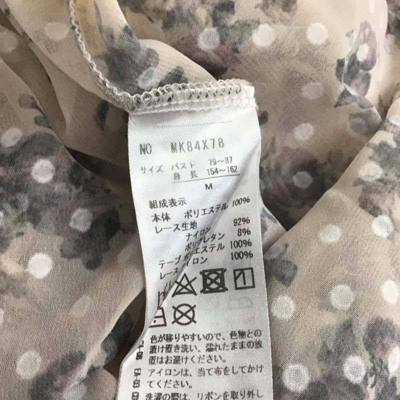 アクシーズファム axes femme カットソー 半袖 半袖カットソー 花柄シャツカットソー フレアカットソー M 総柄 X 花柄 マルチカラー / マルチカラー /  レディース USED 古着 中古 10107718