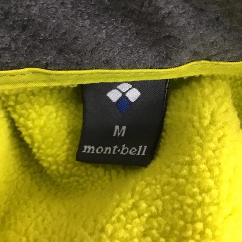モンベル mont-bell ジャケット、上着 ジャンパー、ブルゾン フリースジャケット 1106523 M 無地 黄緑 / イエローグリーン /  メンズ USED 古着 中古 10109867