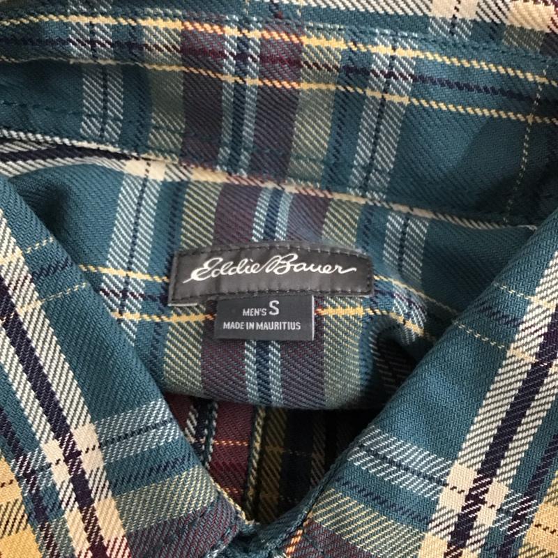 エディーバウアー Eddie Bauer シャツ、ブラウス 長袖 長袖シャツ カラーシャツ ポケットシャツ 長袖カットソー チェックシャツ S チェック マルチカラー / マルチカラー /  メンズ USED 古着 中古 10112786