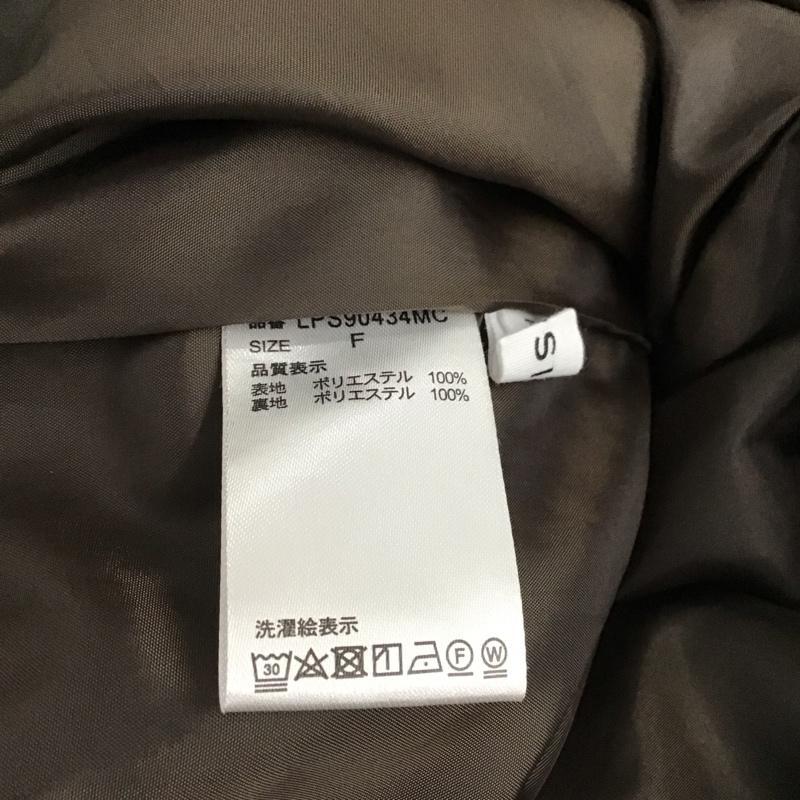 レプシィム LEPSIM ワンピース ロングスカート ワンピース ジャンパースカート オールインワン FREE 無地 茶 / ブラウン /  レディース USED 古着 中古 10147908