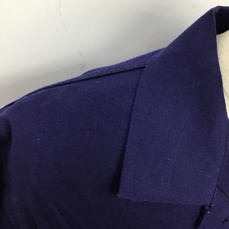 マコバ MACOBER ジャケット、上着 ジャケット、ブレザー ユーロワーク フランス製 コットン シャツジャケット 46 無地 紺 / ネイビー /  メンズ USED 古着 中古 10120205
