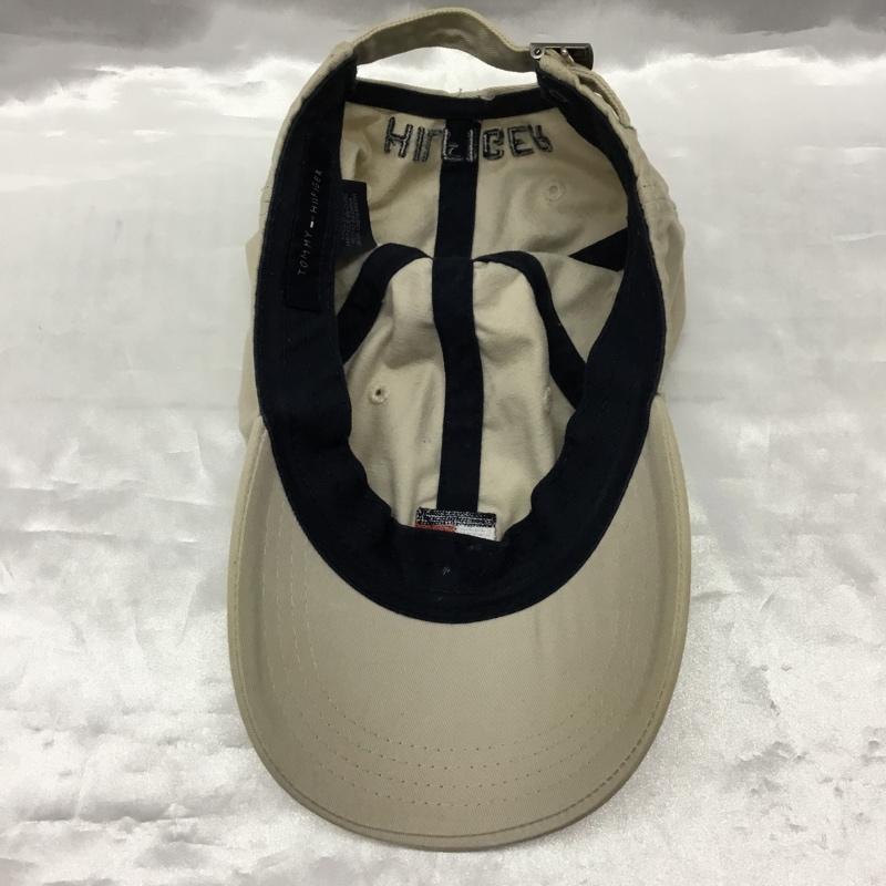 トミーヒルフィガー TOMMY HILFIGER 帽子 キャップ コットン C887869616 ワンポイント ベージュ / ベージュ /  メンズ USED 古着 中古 10120008