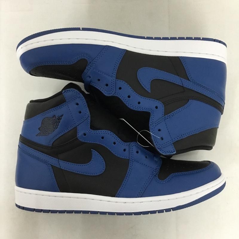 ナイキ NIKE スニーカー スニーカー 555088-404 AIR JORDAN 1 RETRO HIGH OG 29cm 箱有 29.0cm ロゴ、文字 黒 / ブラック / X 青 / ブルー /  メンズ USED 古着 中古 10141921