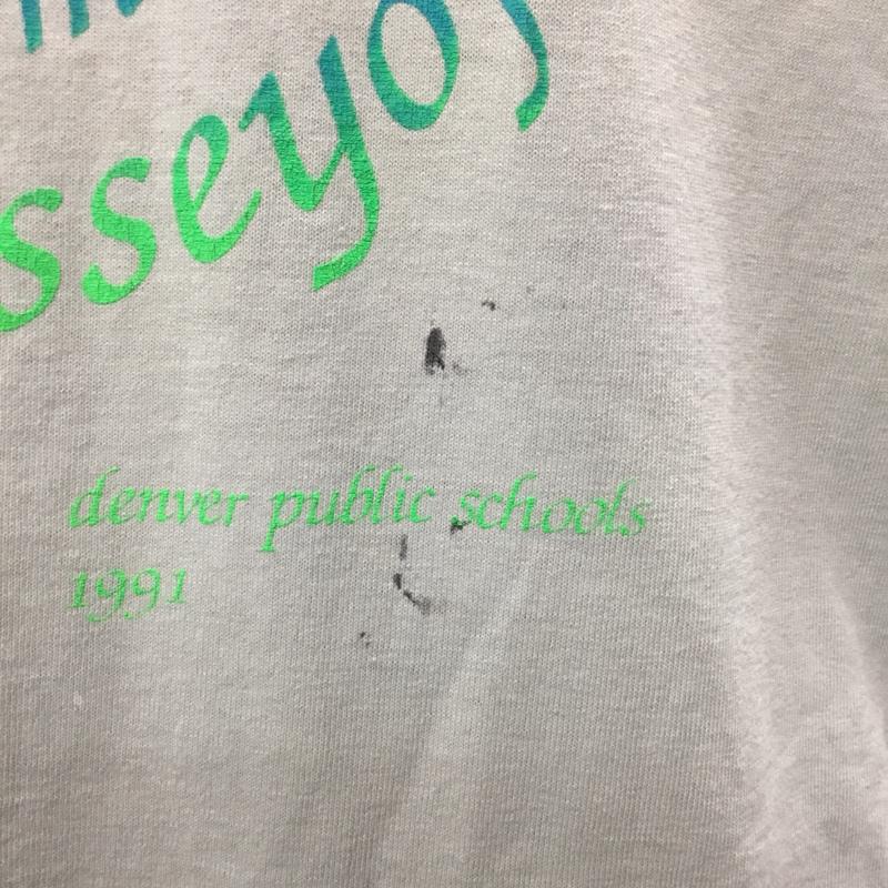 古着 USED Tシャツ 半袖 半袖カットソー プリントTシャツ クルーネックカットソー screenstars 古着 XL プリント 灰 / グレー /  メンズ USED 古着 中古 10114163