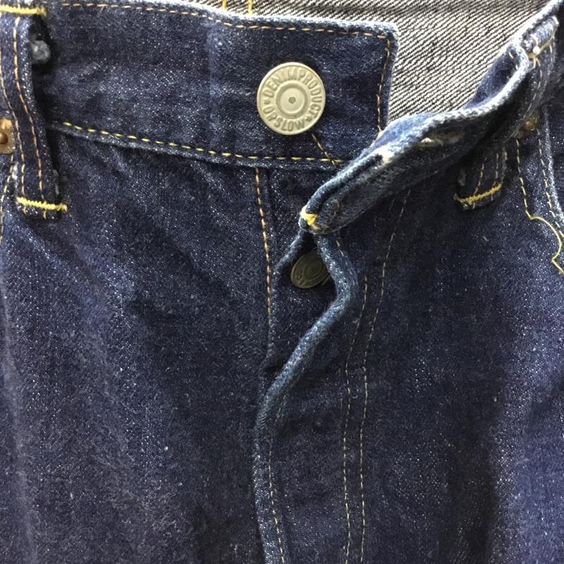 オアスロウ orSlow パンツ デニム、ジーンズ デニムパンツ ストレートパンツ ワイドパンツ カジュアルパンツ 2 無地 インディゴ / インディゴ /  メンズ USED 古着 中古 10109432