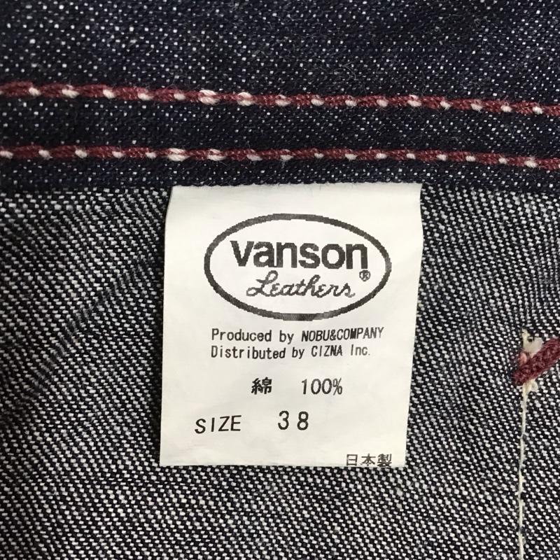 ヴァンソン VANSON パンツ デニム、ジーンズ デニムパンツ ストレートパンツ ワイドパンツ カジュアルパンツ 38 無地 インディゴ / インディゴ /  メンズ USED 古着 中古 10113248