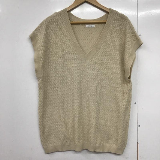 ローリーズファーム LOWRYS FARM ベスト ベスト FREE 無地 ベージュ / ベージュ /  レディース USED 古着 中古 10144556