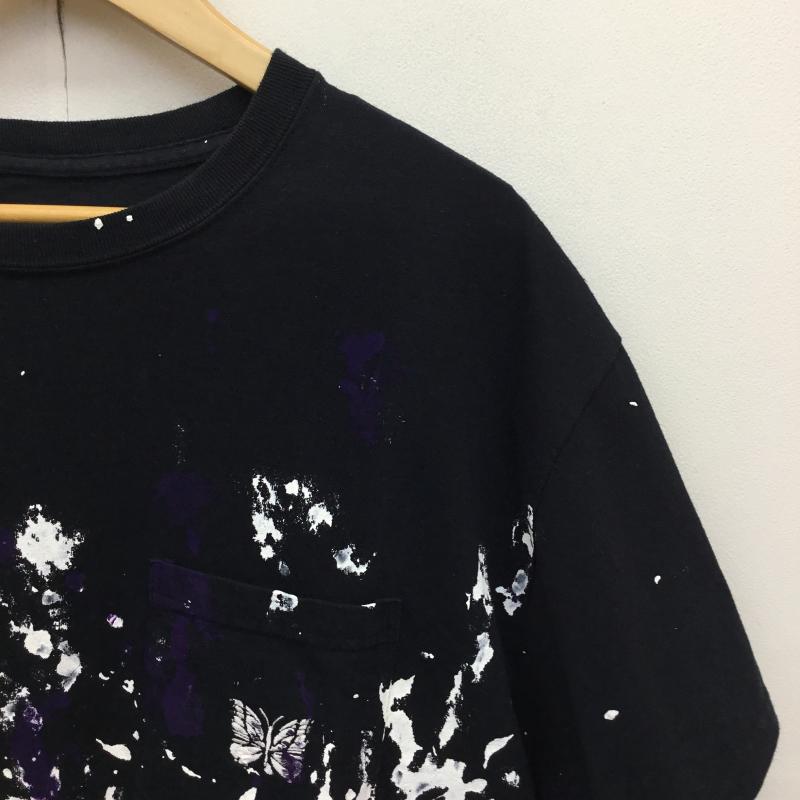 ニードルス Needles Tシャツ 半袖 GL369 L  黒 / ブラック /  メンズ USED 古着 中古 10127369