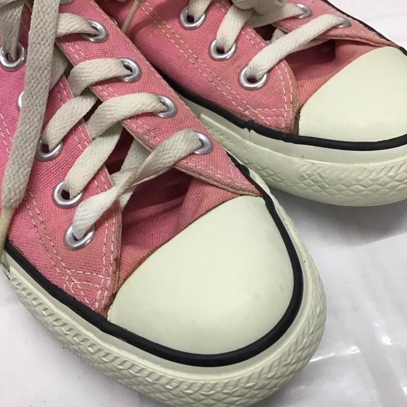 コンバース CONVERSE スニーカー スニーカー 1B318 オールスター 24.5cm 24.5cm ロゴ、文字 桃 / ピンク /  レディース USED 古着 中古 10118780