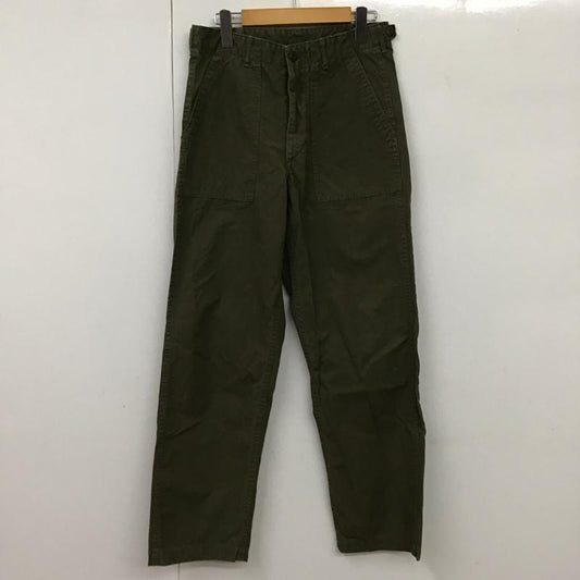 オアスロウ orSlow パンツ ワークパンツ、ペインターパンツ ワークパンツ ワイドパンツ カジュアルパンツ ミリタリーパンツ M 無地 カーキ / カーキ /  メンズ USED 古着 中古 10130653