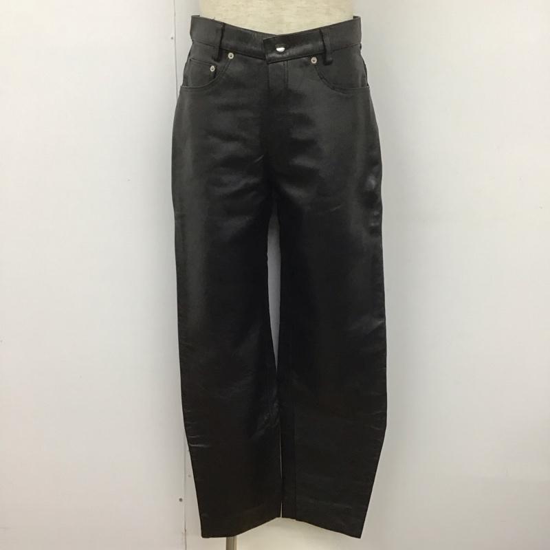 古着 USED パンツ ワークパンツ、ペインターパンツ レザーパンツ ワイドパンツ カジュアルパンツ バイカーパンツ 無地 黒 / ブラック /  メンズ USED 古着 中古 10107264