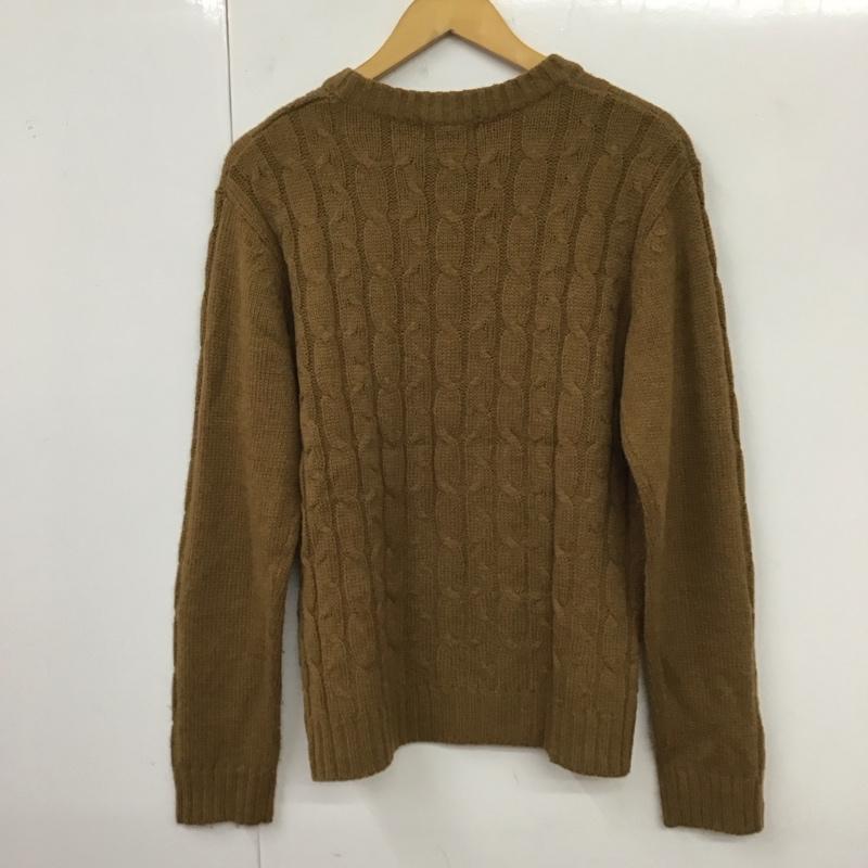 ビームス ハート BEAMS HEART ニット、セーター 長袖 長袖ニットカットソー ニット セーター クルーネックニット L  茶 / ブラウン /  レディース USED 古着 中古 10117893