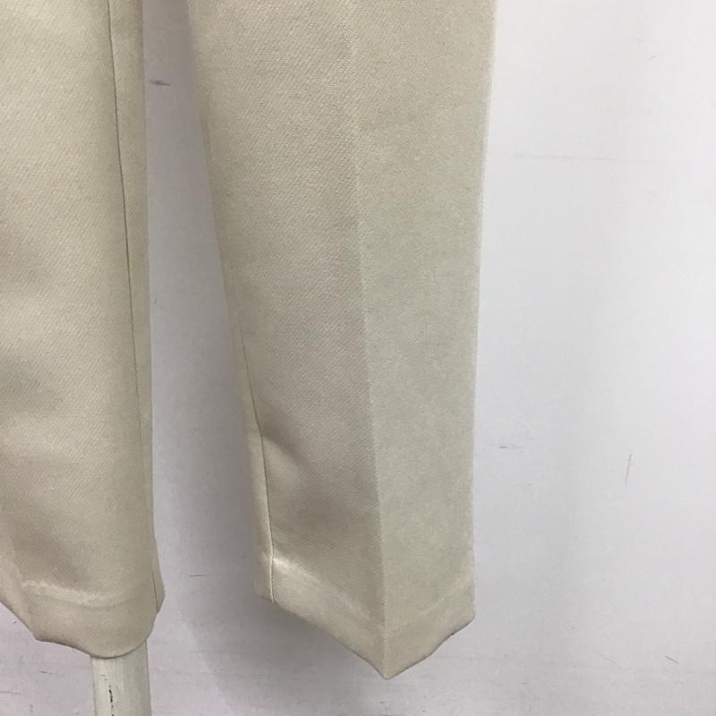ザラ ZARA ボトムス ボトムス 1608 332 251 ハイウエスト テーパードパンツ XS 無地 アイボリー / アイボリー /  レディース USED 古着 中古 10113502