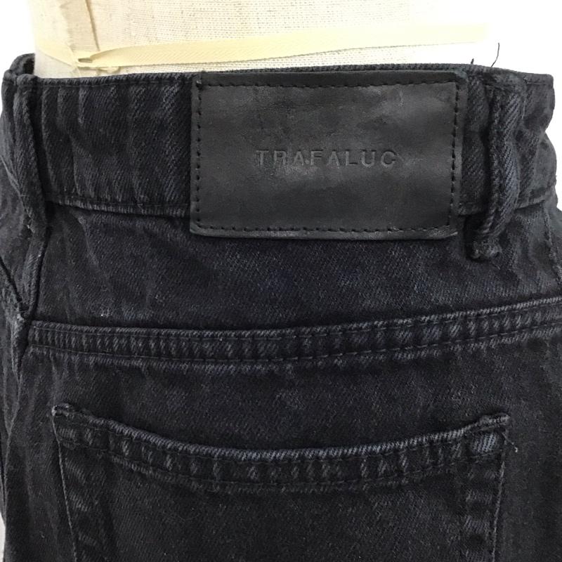 ザラ ZARA スカート ミニスカート S 無地 黒 / ブラック /  レディース USED 古着 中古 10111413