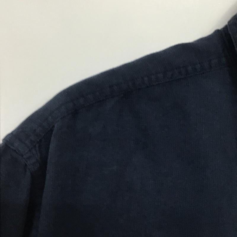 チャップス CHAPS シャツ、ブラウス 半袖 半袖シャツ 無地シャツ ボタンダウンシャツ XL 無地 紺 / ネイビー /  メンズ USED 古着 中古 10141906