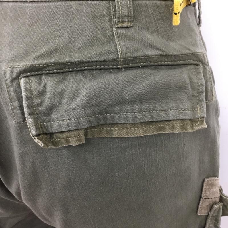 アヴィレックス AVIREX パンツ ショートパンツ ショートパンツ ハーフパンツ カジュアルパンツ ミリタリーパンツ M 無地 カーキ / カーキ /  メンズ USED 古着 中古 10110044