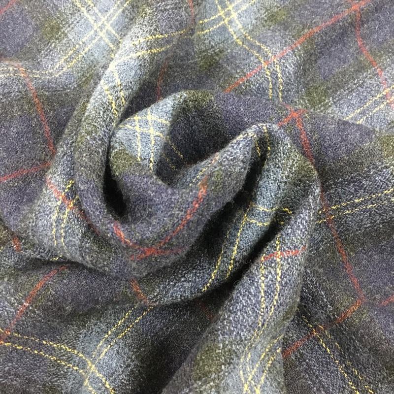 エルエルビーン L.L.Bean スカート ロングスカート USA製 フレアスカート 4 チェック 紺 / ネイビー /  レディース USED 古着 中古 10112894