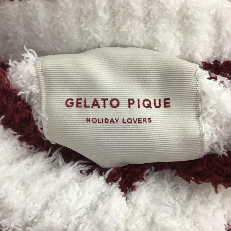 ジェラートピケ gelato pique ワンピース ロングスカート PWN0225060 長袖ロングワンピース Vネック ルームウェア ONE SIZE プリント 白 / ホワイト /  レディース USED 古着 中古 10143587
