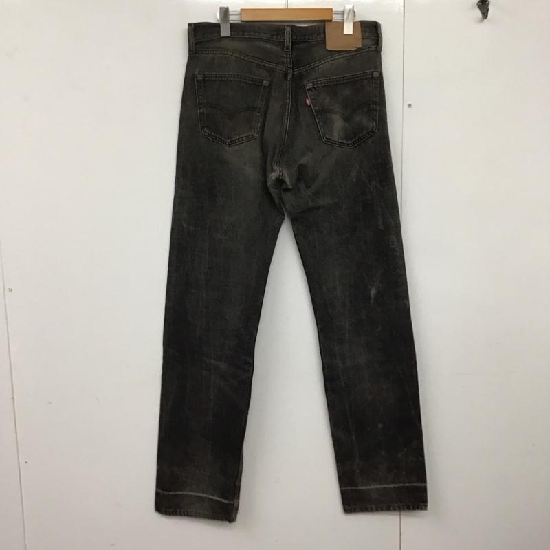 リーバイス Levi s パンツ デニム、ジーンズ デニムパンツ ワイドパンツ カジュアルパンツ 33インチ 無地 黒 / ブラック /  メンズ USED 古着 中古 10140885