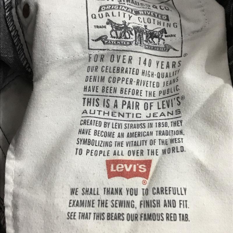 リーバイストラウスアンドコー Levi Strauss & co. パンツ デニム、ジーンズ デニムパンツ ワイドパンツ カジュアルパンツ 39インチ 無地 黒 / ブラック /  メンズ USED 古着 中古 10142339