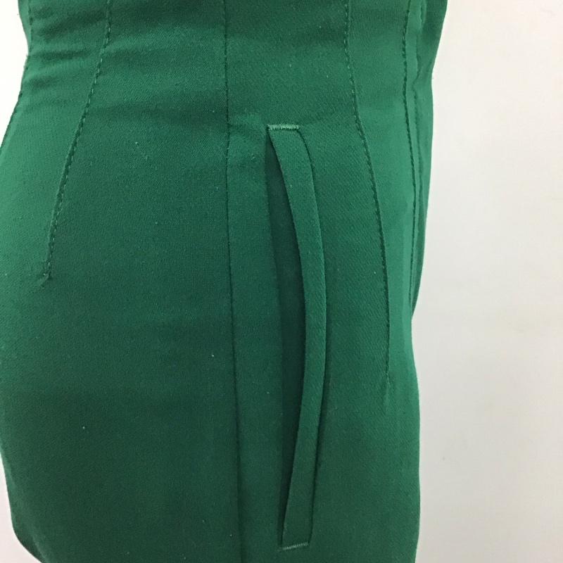 ザラ ZARA パンツ スラックス ハイウエスト XS 無地 緑 / グリーン /  レディース USED 古着 中古 10116696