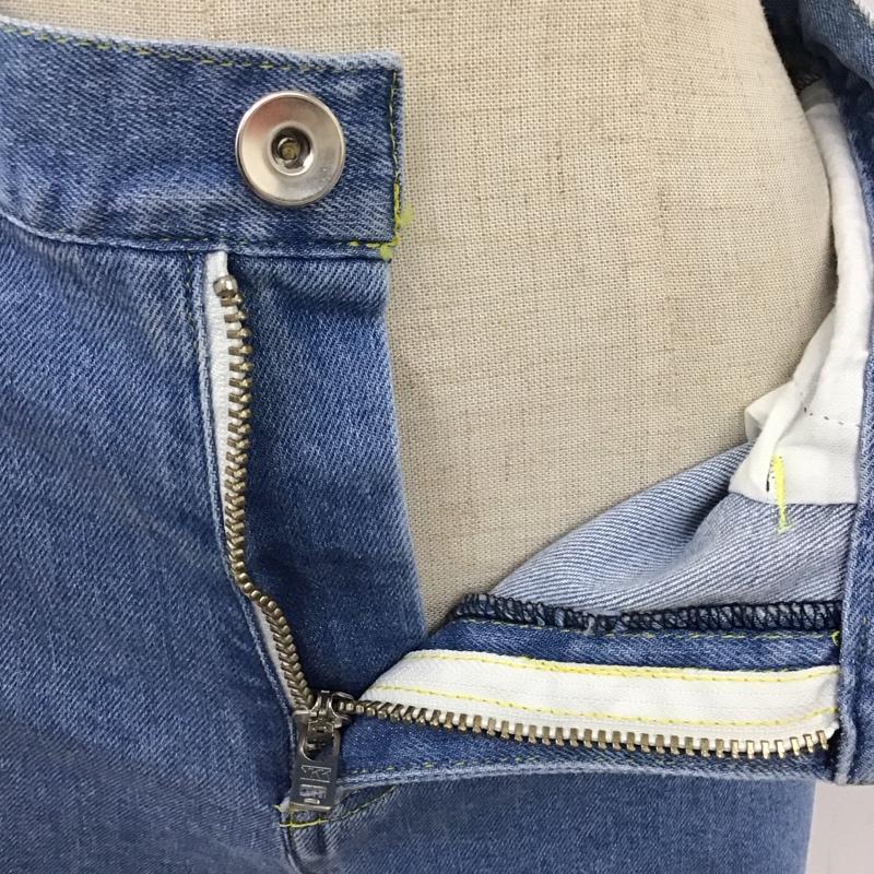 リルリリー lilLilly パンツ デニム、ジーンズ L18SS-PT201 ストレッチ S ダメージ加工 青 / ブルー /  レディース USED 古着 中古 10117243