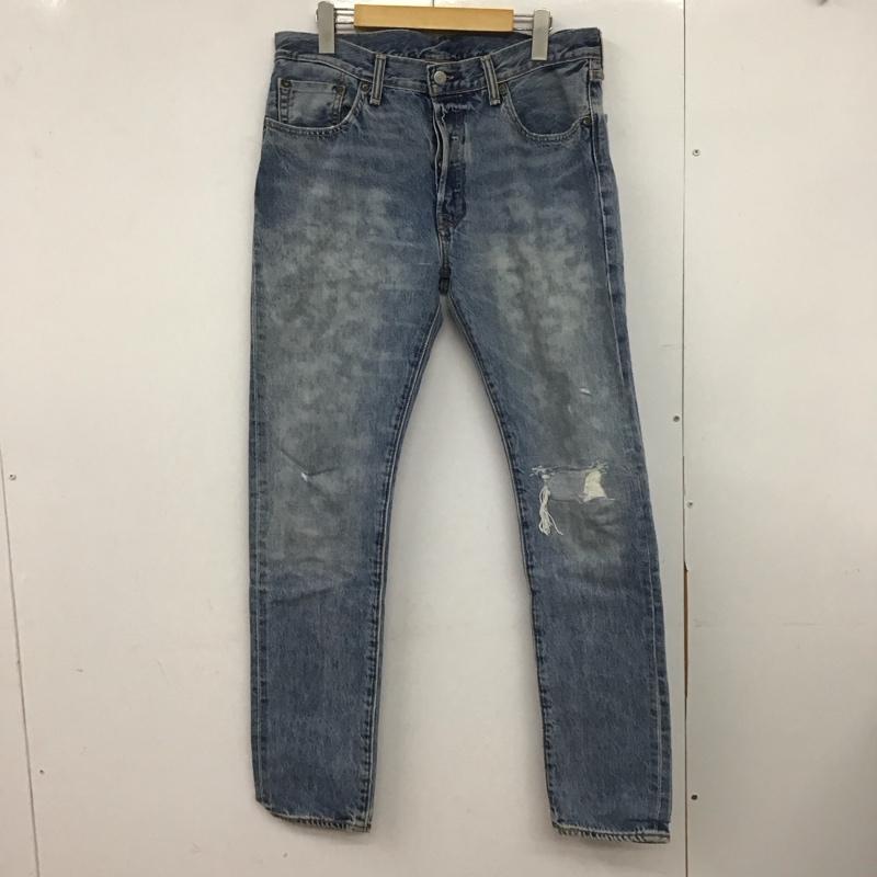 リーバイス Levi s パンツ デニム、ジーンズ 33インチ 無地 水色 / ライトブルー /  メンズ USED 古着 中古 10146824