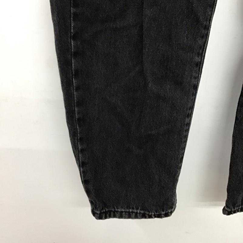 ザラ ZARA パンツ デニム、ジーンズ デニムパンツ スリムパンツ カジュアルパンツ 34 無地 黒 / ブラック /  レディース USED 古着 中古 10149556